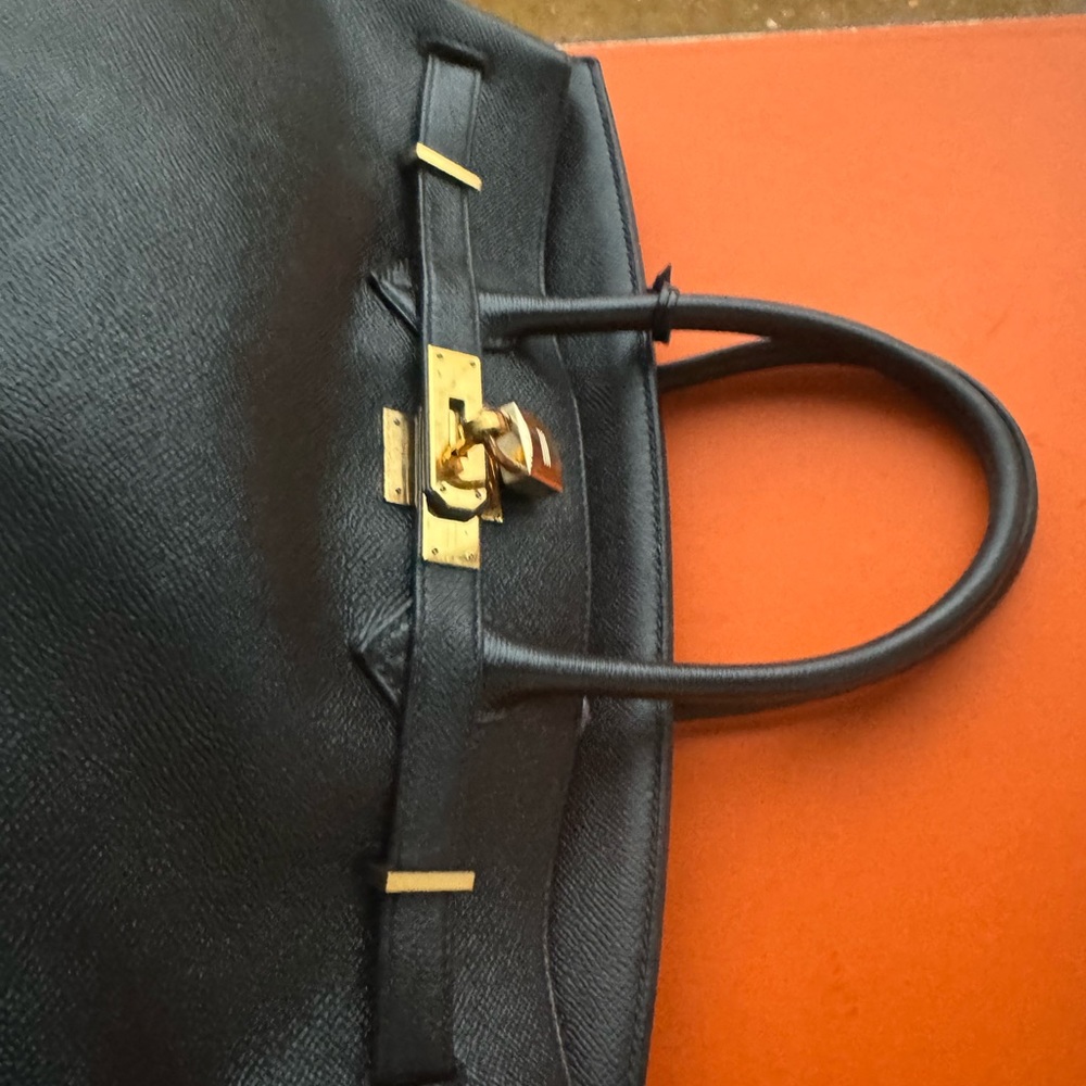 Hermes Birkin 35 Black Veau Epsom with gold hardware - Picture 13 of 17